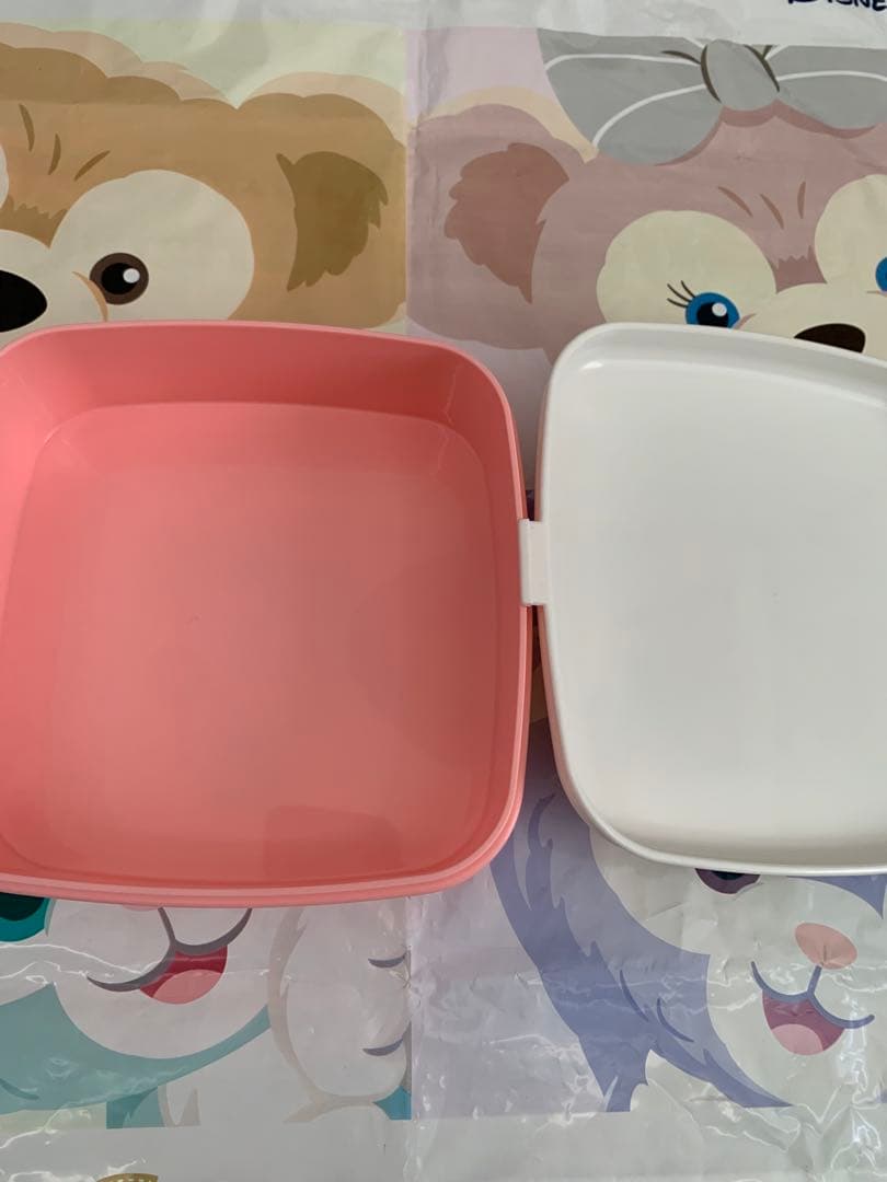 ダッフィーお弁当箱　ランチボックス　エプロン＆ミトンセット　ご飯型抜き