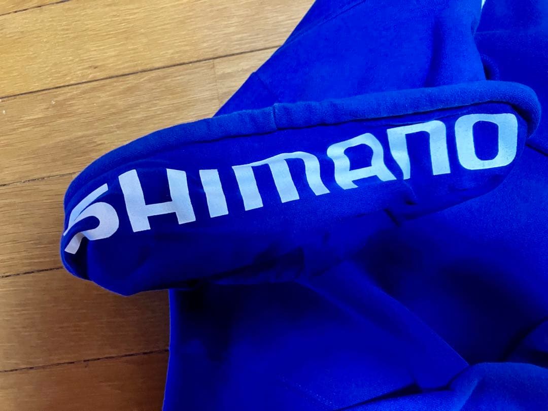 SHIMANO シマノ パーカー 一般非売品 希少品 刺繍ロゴ チームシマノ