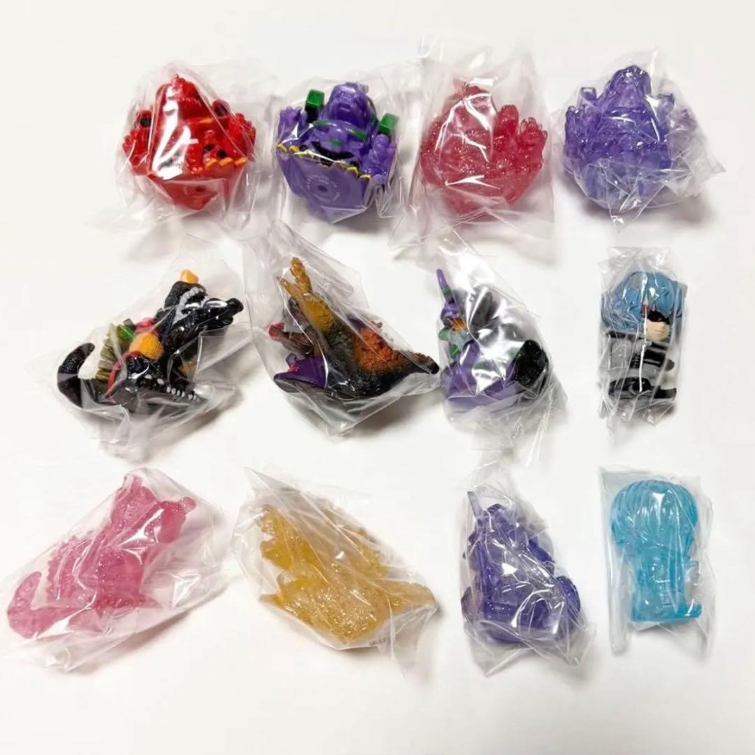 全12種セット　コンプリート　ゴジラ　エヴァンゲリオン　ミニソフビクロニクル