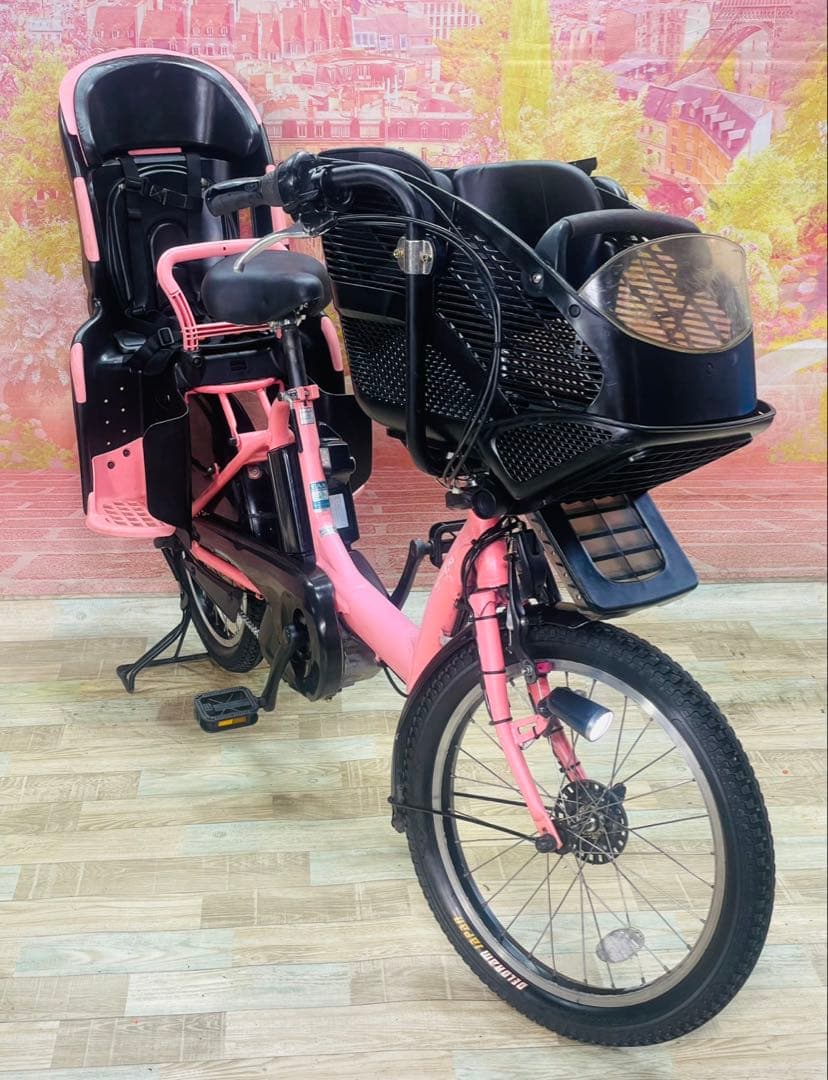 ZK3481 電動自転車 ヤマハ パスキス 子供乗せ 20インチ 送料無料