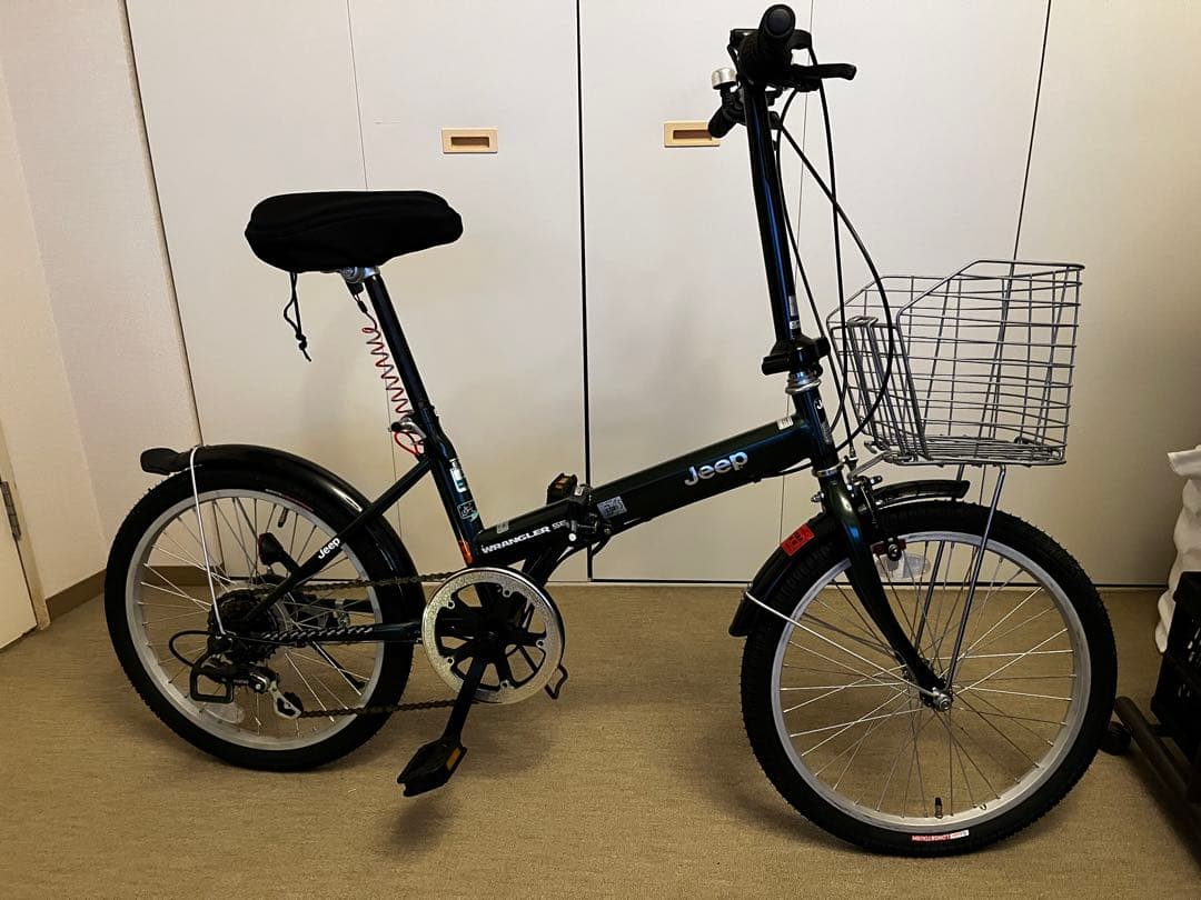 Jeep 折りたたみ自転車 ブラック