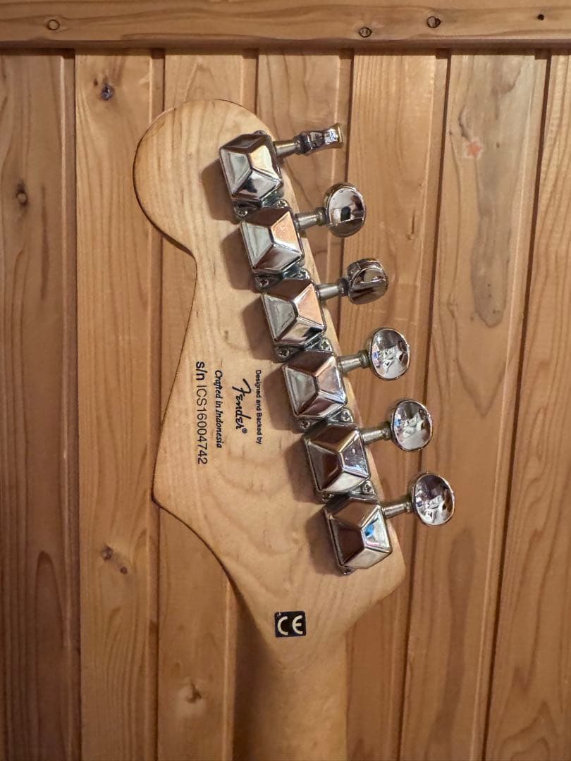 Squier fender ミニストラト ピンク エレキギター 初心者