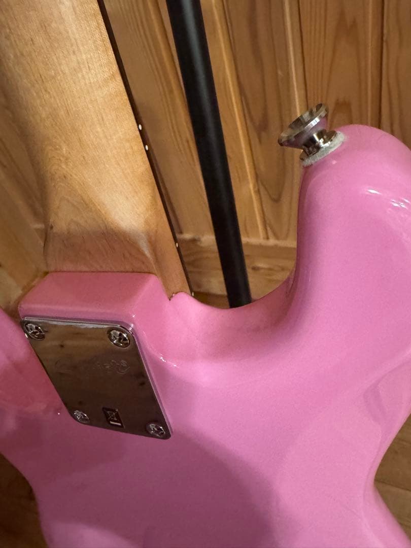 Squier fender ミニストラト ピンク エレキギター 初心者