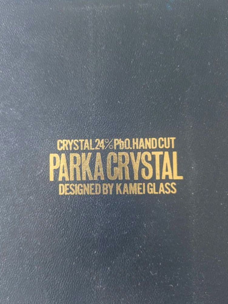 【新品未使用】PARKA CRYSTAL ピンク花瓶 クリスタル製