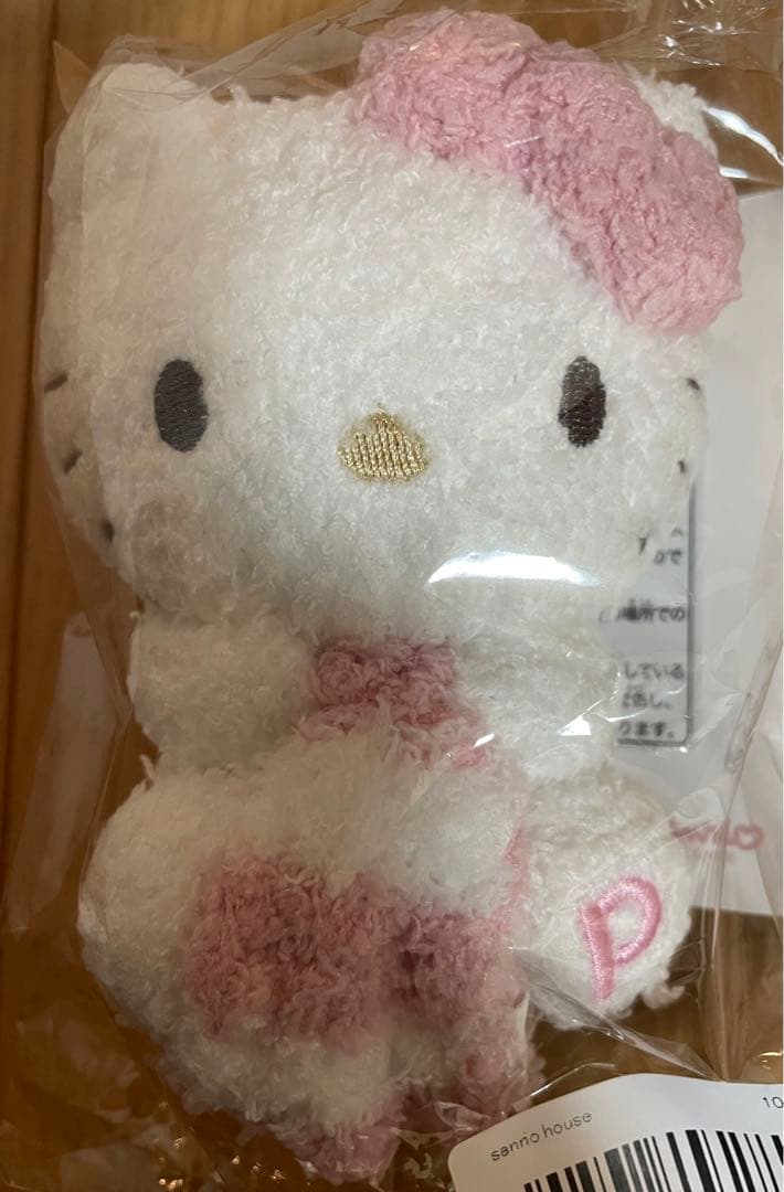【gelato pique】ベビモコぬいぐるみキーチャーム ハローキティ　ピンク