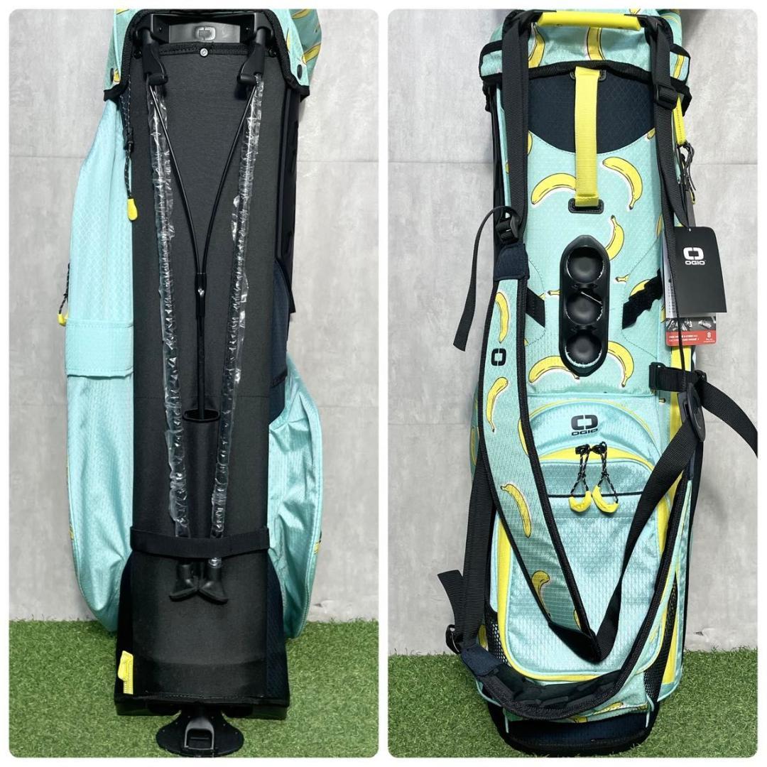 【新品】OGIO オジオ キャディバッグ ゴルフバッグ バナナ柄 スタンド式
