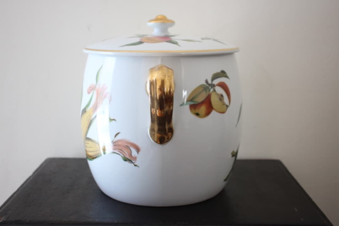 廃盤品　ロイヤルウースター　イブシャムゴールド　ビーンポット