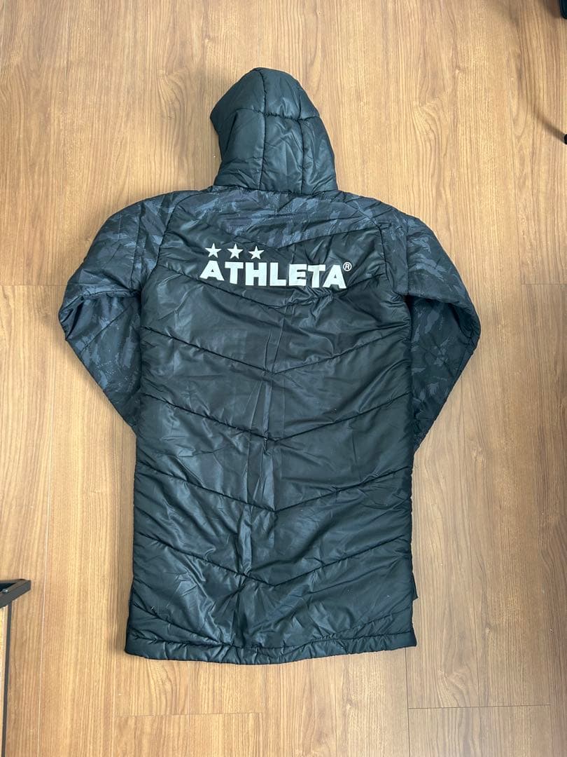 【ATHLETA】 ブラック ベンチコート