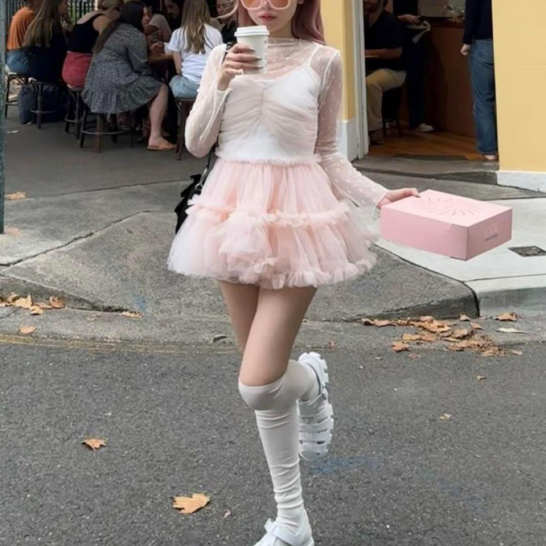 み*様 Ballerina\" fairy tulle peplum tops p