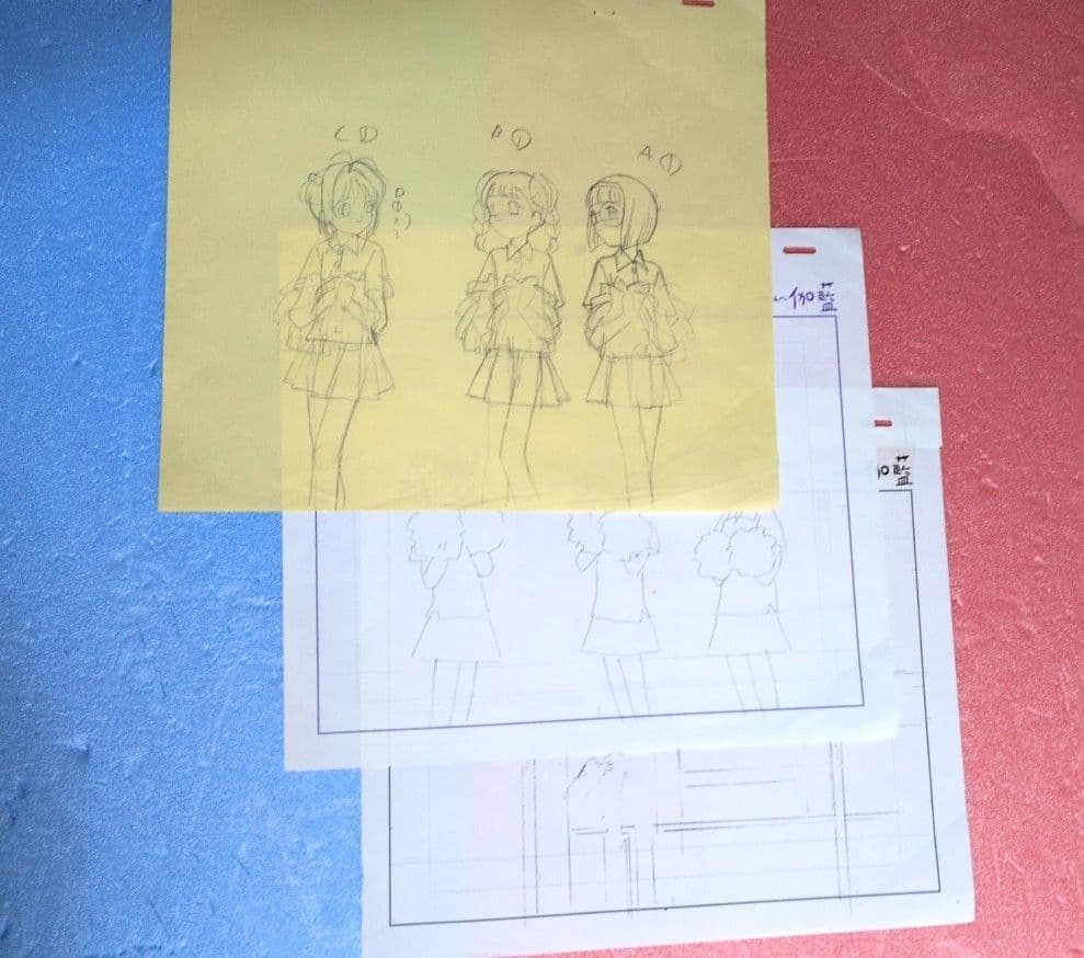 カードキャプターさくら　セル画　原画セット×7枚