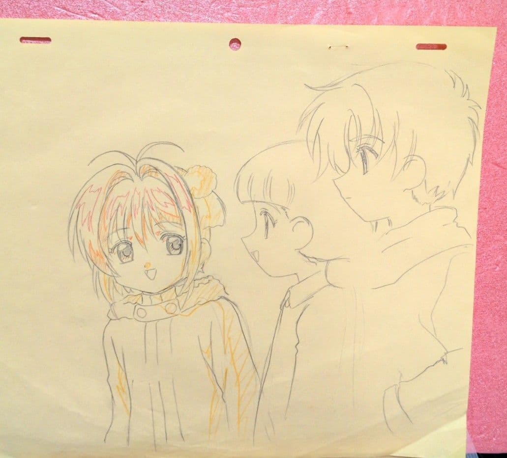 カードキャプターさくら　セル画　原画セット×7枚