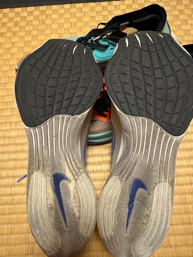 Nike air zoom vaporfly next % （ブルー・オレンジ）