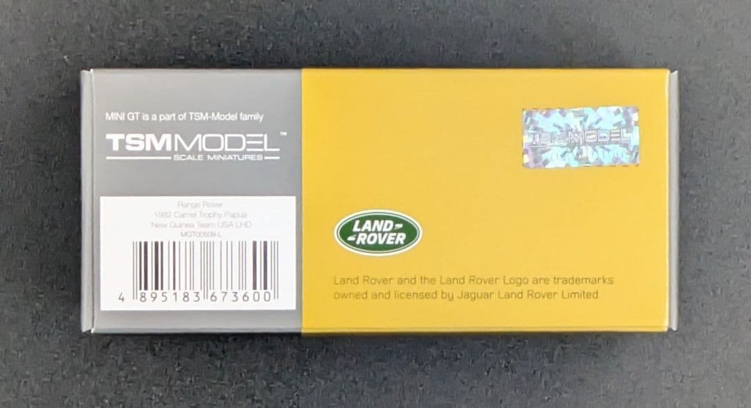 ミニカー MINI GT Range Rover 1982 Camel Trophy
