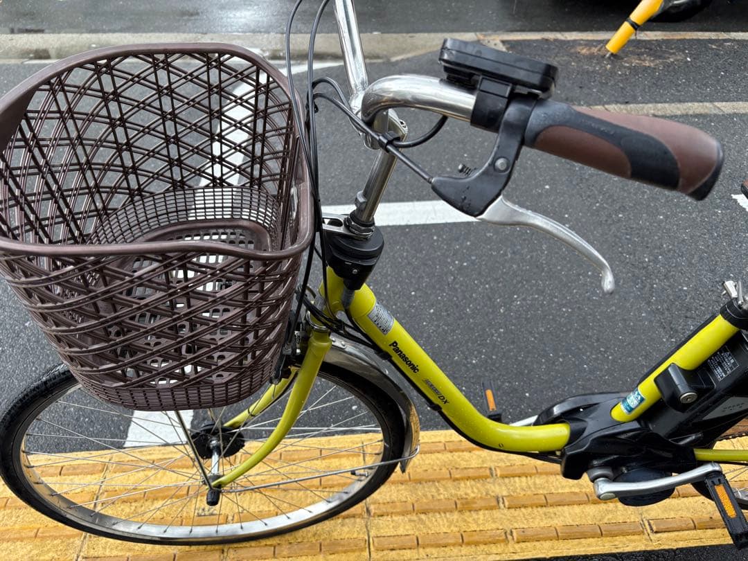 中古Panasonic電動アシスト自転車　13.2Ah4点灯　大阪　092番