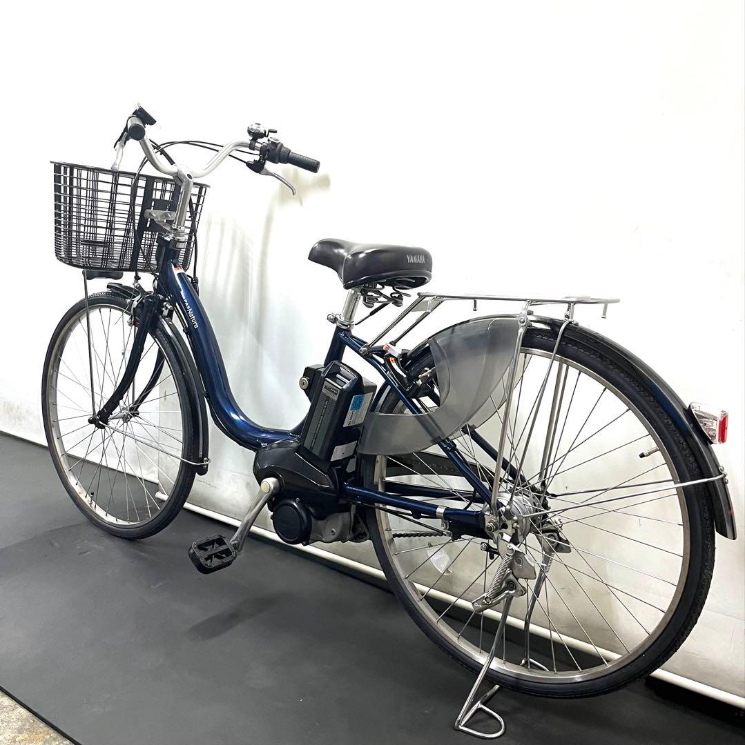 1年保証 ヤマハ　パスナチュラ　26インチ　街乗り　紺色　電動アシスト自転車