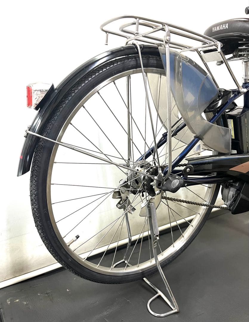 1年保証 ヤマハ　パスナチュラ　26インチ　街乗り　紺色　電動アシスト自転車