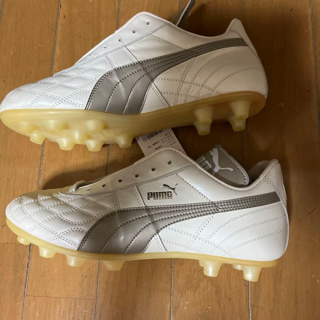 PUMA PF0238 サッカーシューズ 25.0 cm ホワイト/シルバー