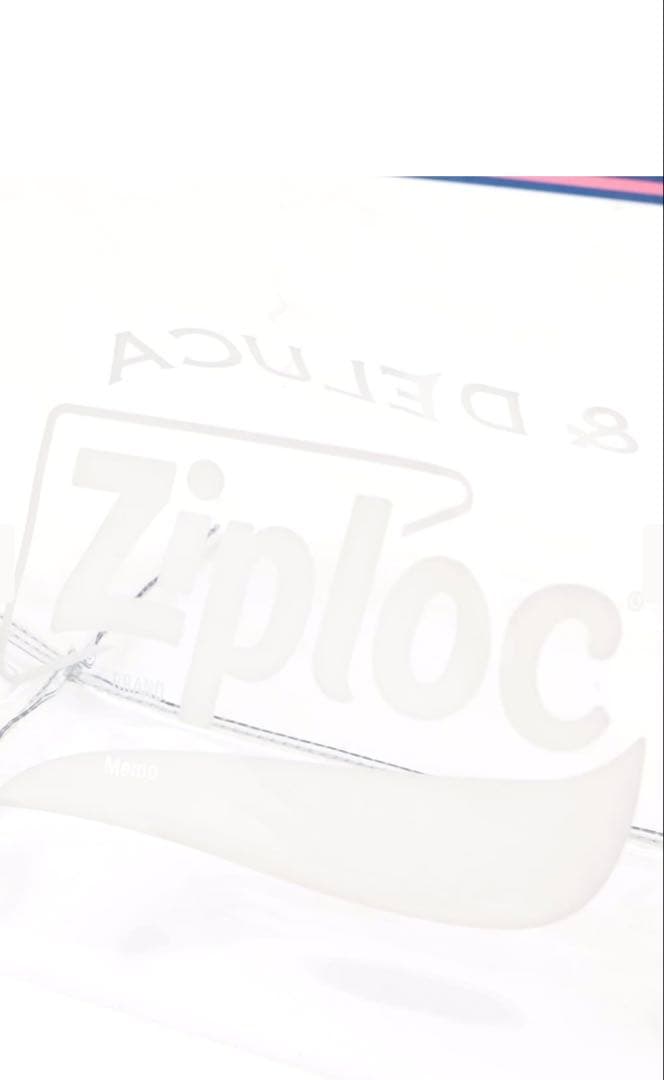 DEAN & DELUCA×Ziploc(R)×BEAMS クリアトートバッグS