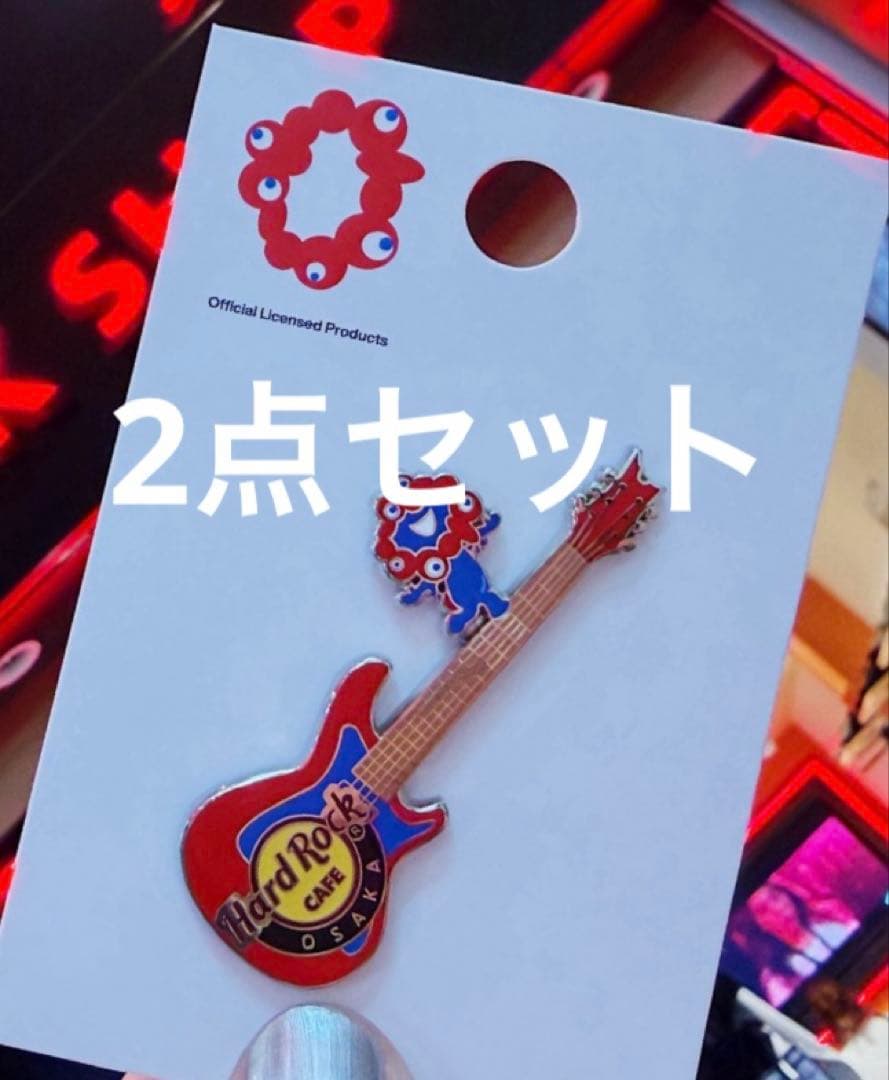 ハードロックカフェ ミャクミャク ピンバッジ 2点