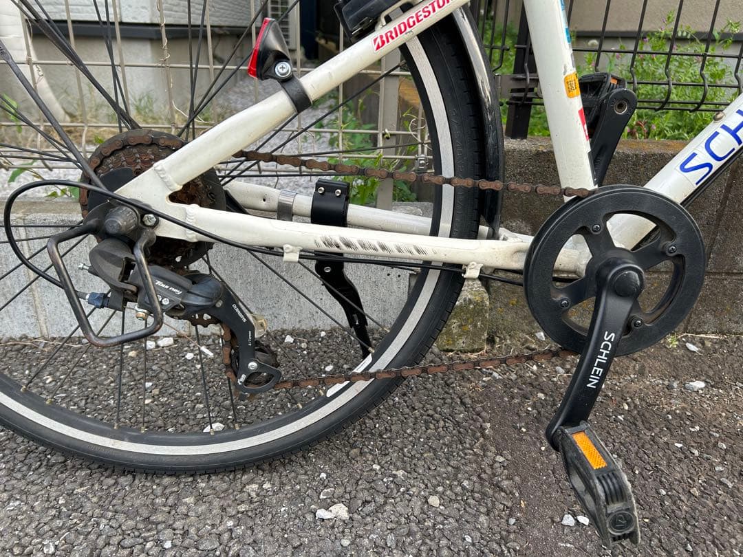 ※アラカツ※ ブリヂストン・シュライン　24型自転車　ホワイト