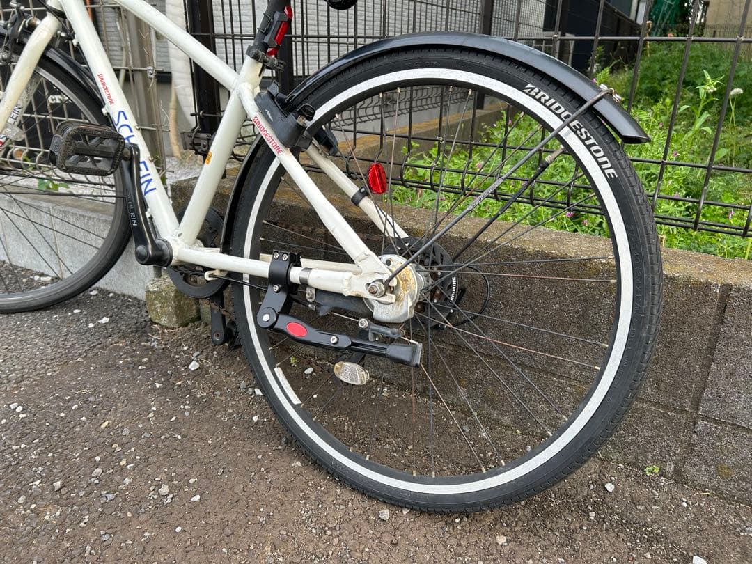 ※アラカツ※ ブリヂストン・シュライン　24型自転車　ホワイト