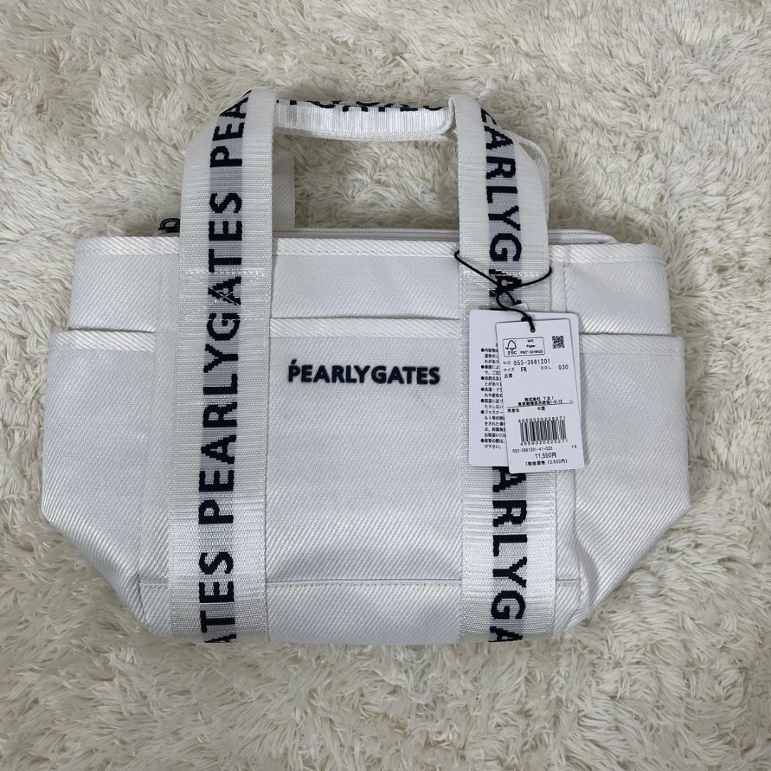 ✨新品未使用✨ PEARLY GATES パーリーゲイツ　カートバッグ ホワイト