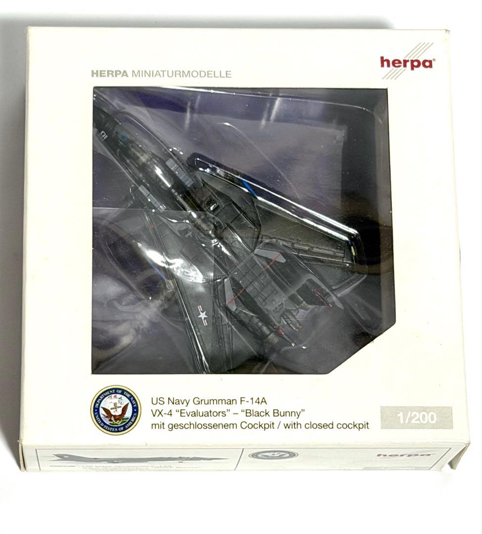 herpa 1/200 F-14A US Navy VX-4 ブラックバニー