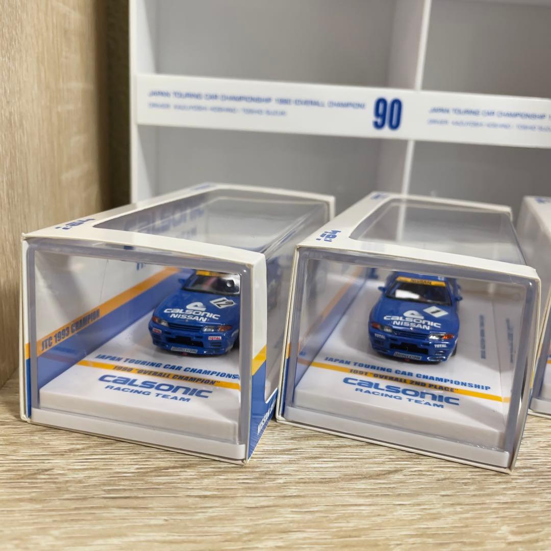 ミニカー Inno Models 1/64 R32 GT-R Calsonic Set