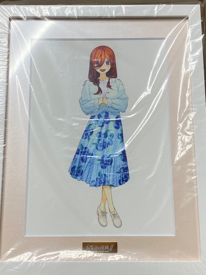 本日限定値下げ　五等分の花嫁ff　きゃにめ　複製原画　三玖　キャラファイングラフ