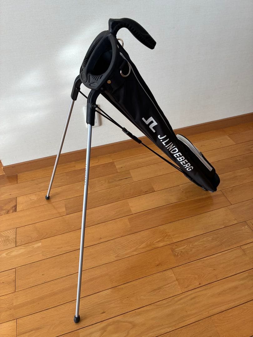 【週末限定価格】J.LINDEBERG スタンドバッグ ブラック