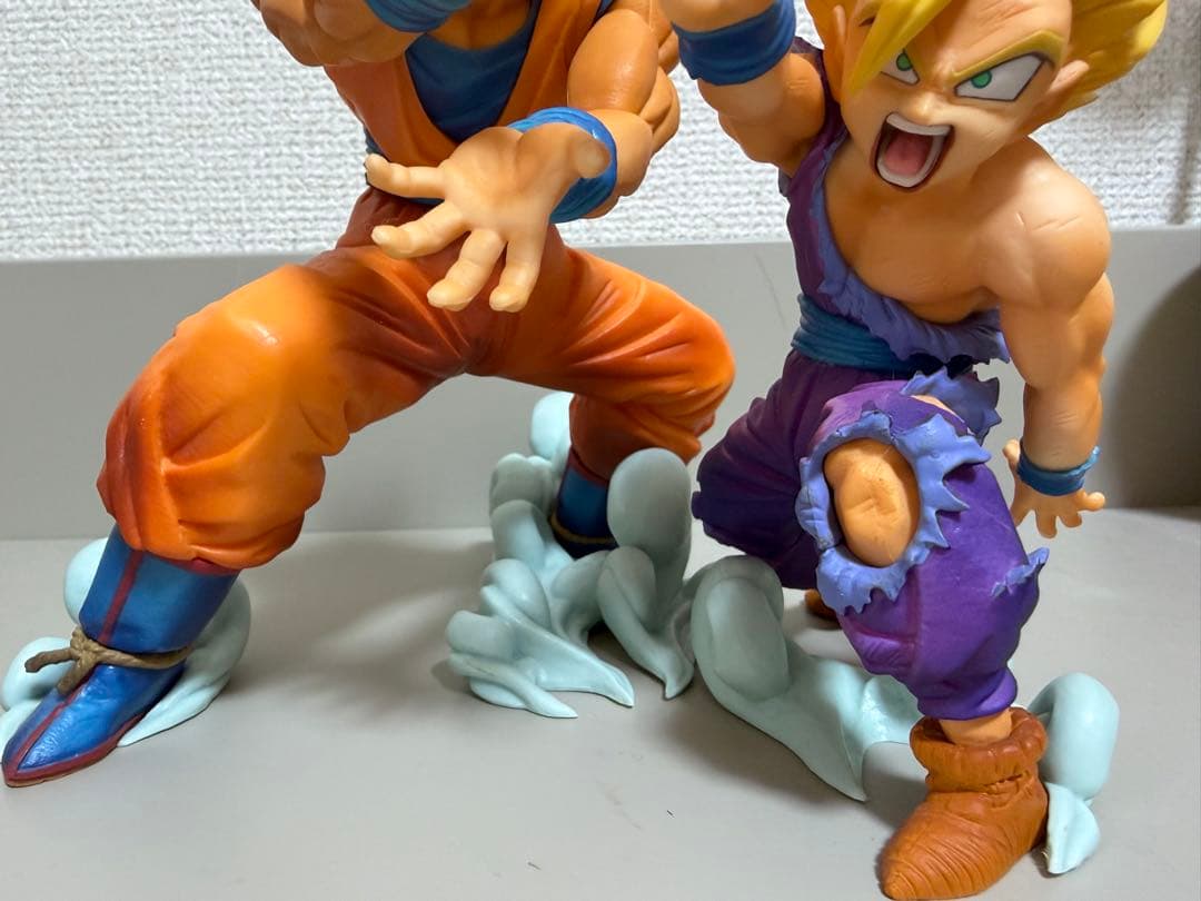 一番くじAドラゴンボールフィギュア　孫悟空　孫悟飯　親子かめはめ波
