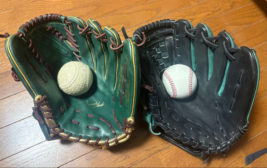 硬式内野用　軟式投手用グラブ