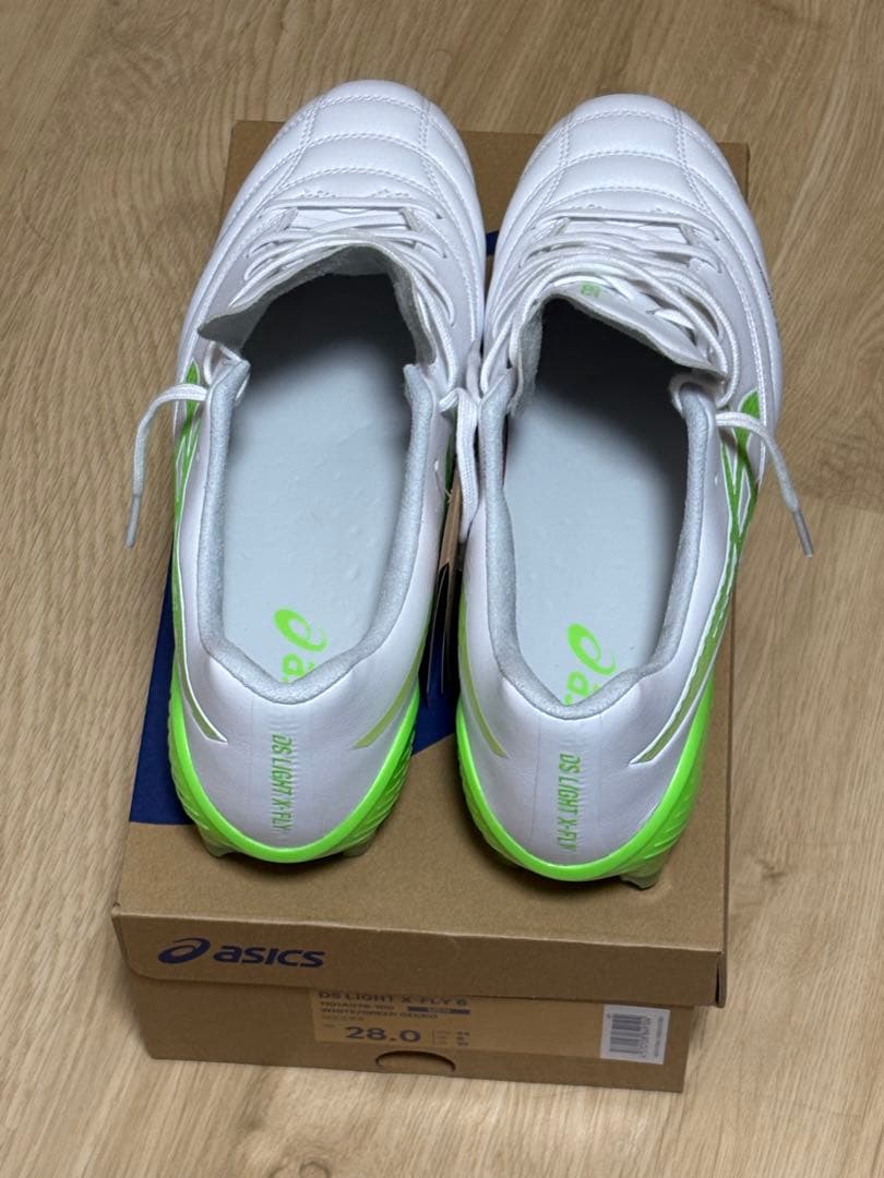 asics DS LIGHT X-FLY 8 28.0cm ホワイト/グリーン