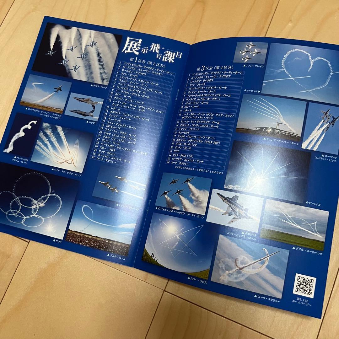 【レア】ブルーインパルス　2022年　直筆サイン入り色紙　パンフレット