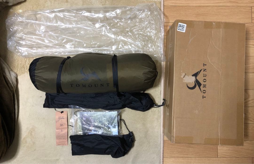 【TOMOUNT】NY TENT 2　超軽量 20Dナイロン テント 2人用