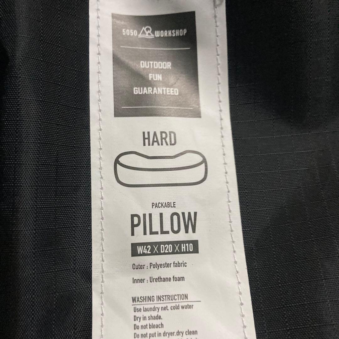 50/50ワークショップ PACKABLE PILLOW 　枕　2個