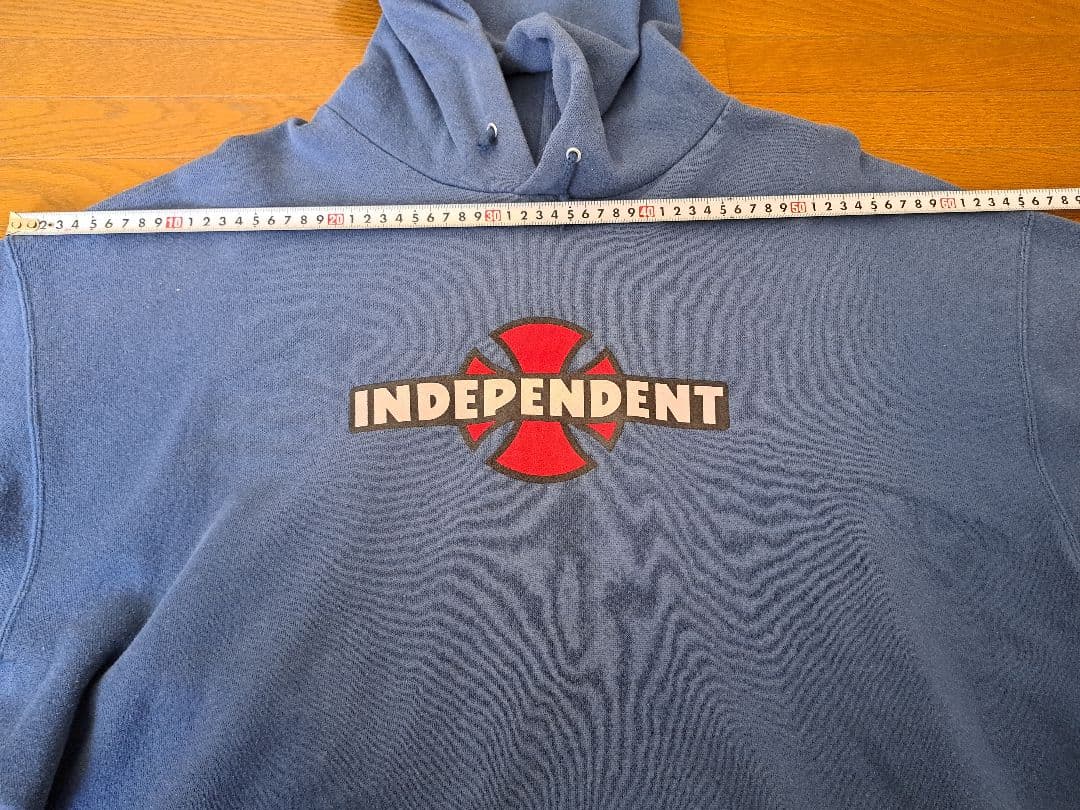 Independent ブルー パーカー XL　オールド