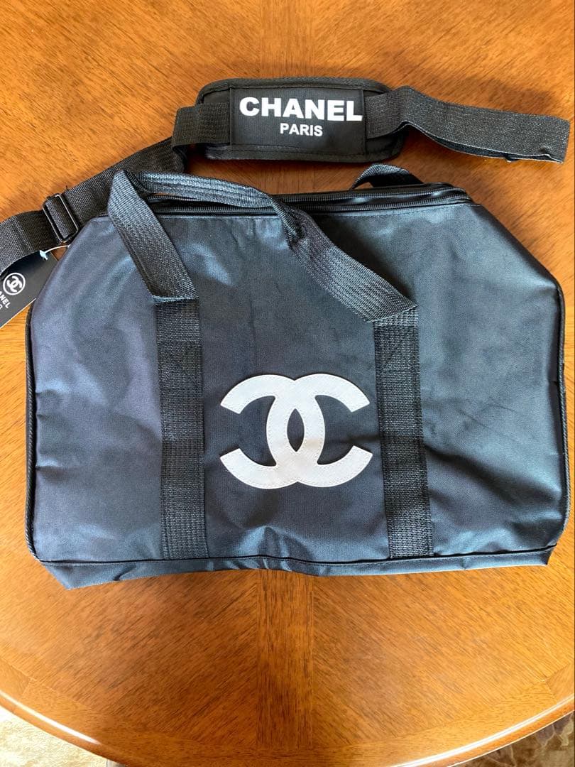 [CHANEL］2Wayビニール製ボストンバック　ノベルティ