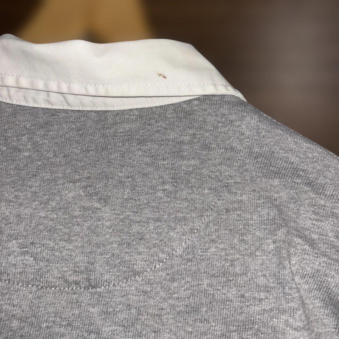 Polo by Ralph Lauren ラガーシャツ XXL グレー/ホワイト
