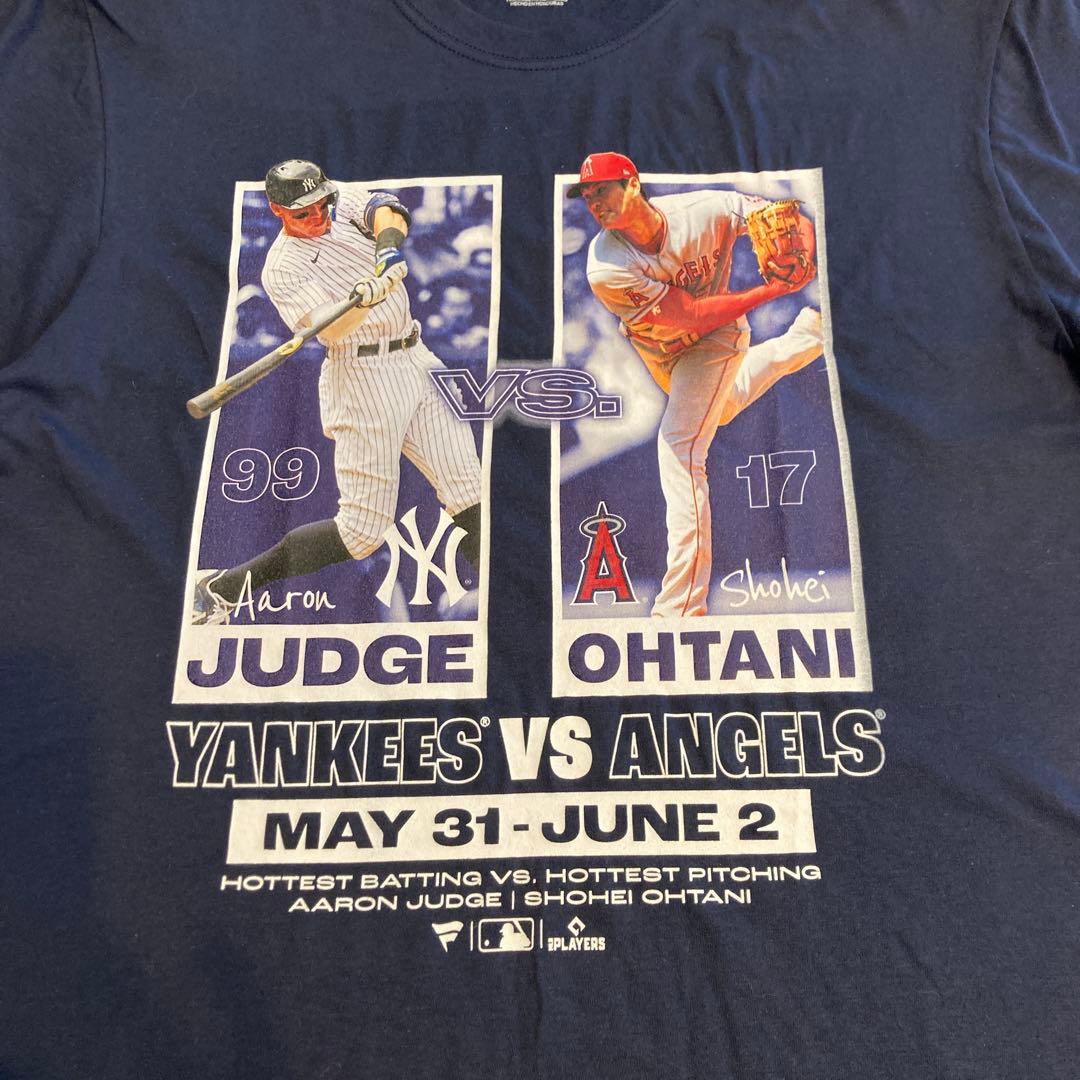 現地購入 MLB 大谷翔平vs アーロン・ジャッジ 対戦記念Tシャツ Lサイズ