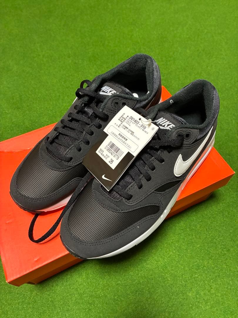 Nike エアマックス１86 OG ブラック/ホワイト 26㎝ゴルフシューズ。
