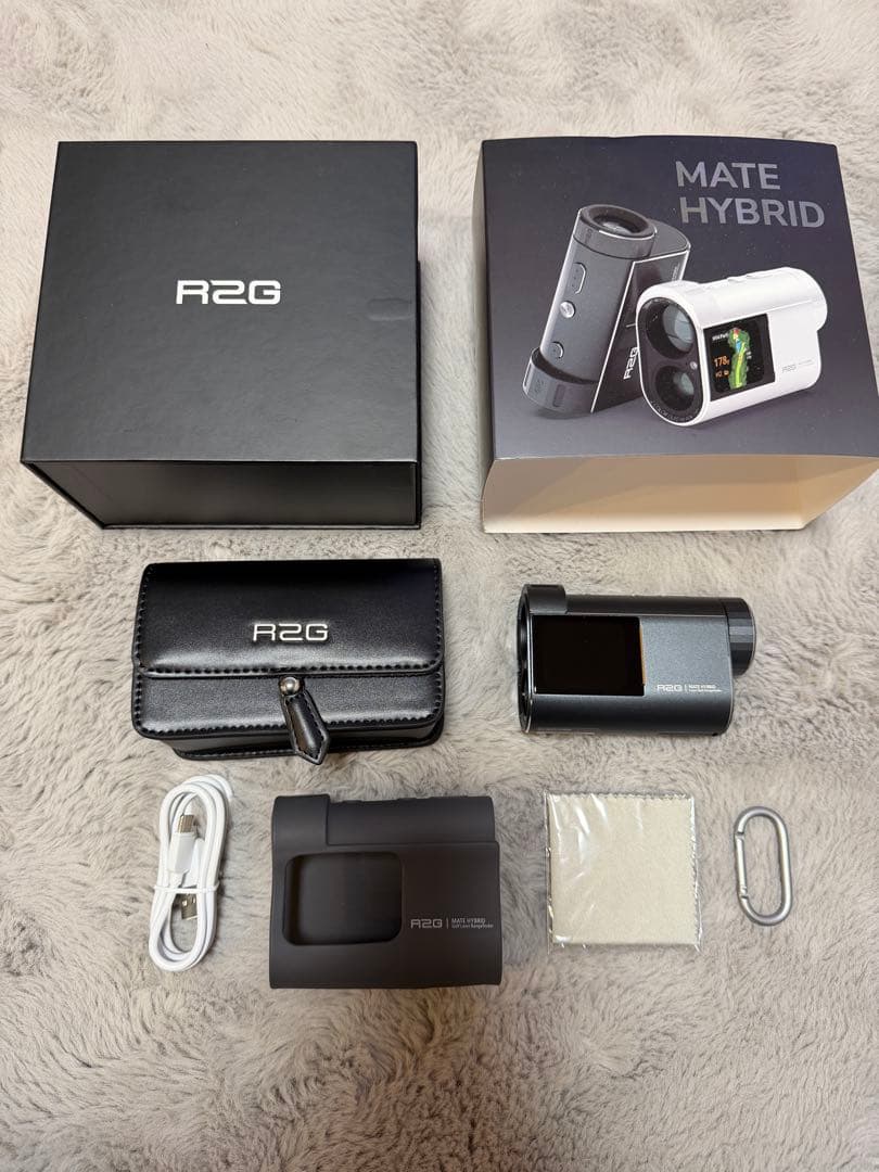 新品 R2G MATE HYBRID レーザー距離計測器 専用ケース付き グレー