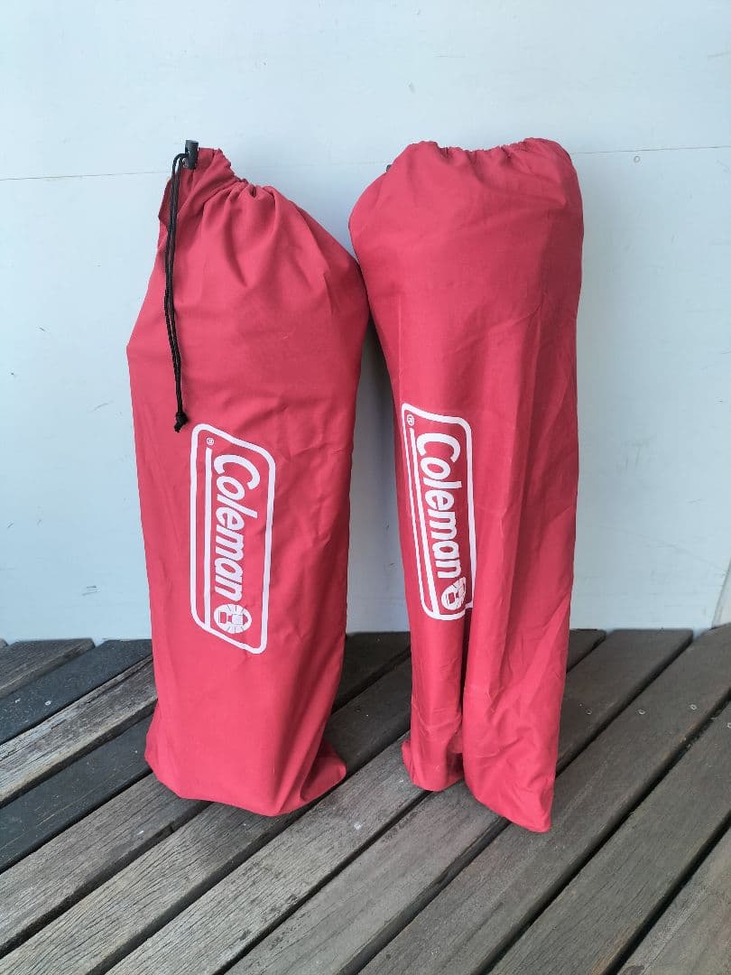 Coleman ツーウェイキャプテンチェア（赤）２台セット