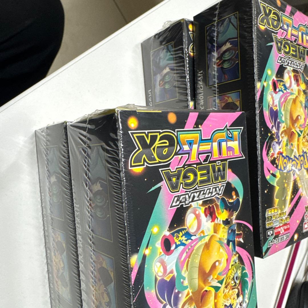 ポケモンカードゲーム MEGAドリームEX 4box シュリンク付き