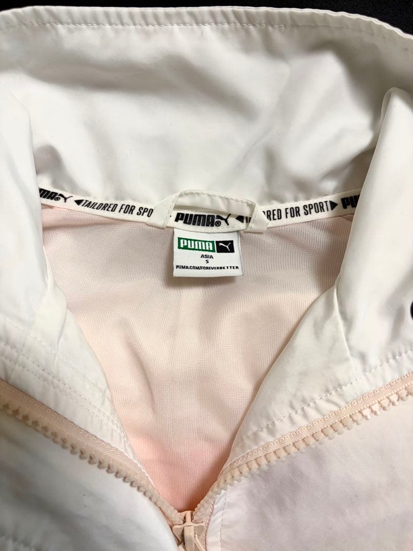 PUMA ピンク ホワイト ジャケット