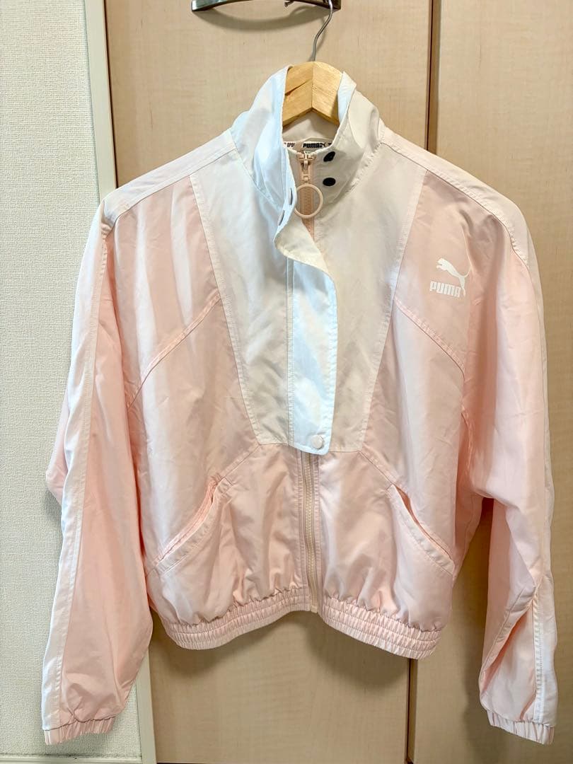 PUMA ピンク ホワイト ジャケット