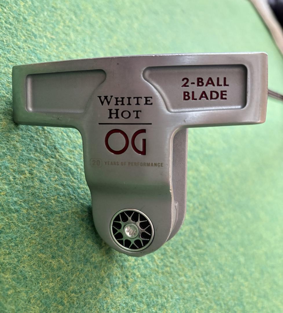 ホワイト ホット OG 2-Ball BLADE TOUR LINE パター
