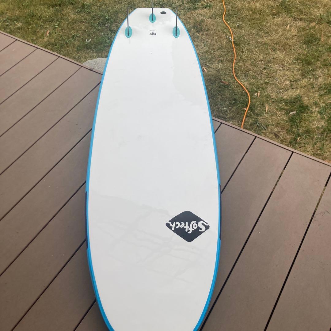 Softech ソフテック 7'0ft ファンボード 3フィン ブルー【手渡し】