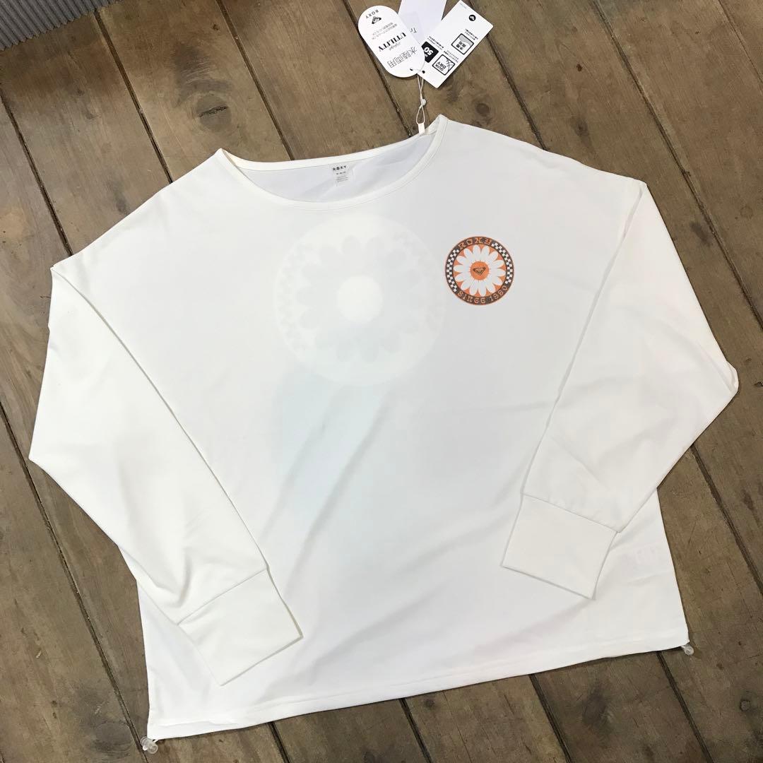 ROXY 長袖Tシャツ Mサイズホワイト