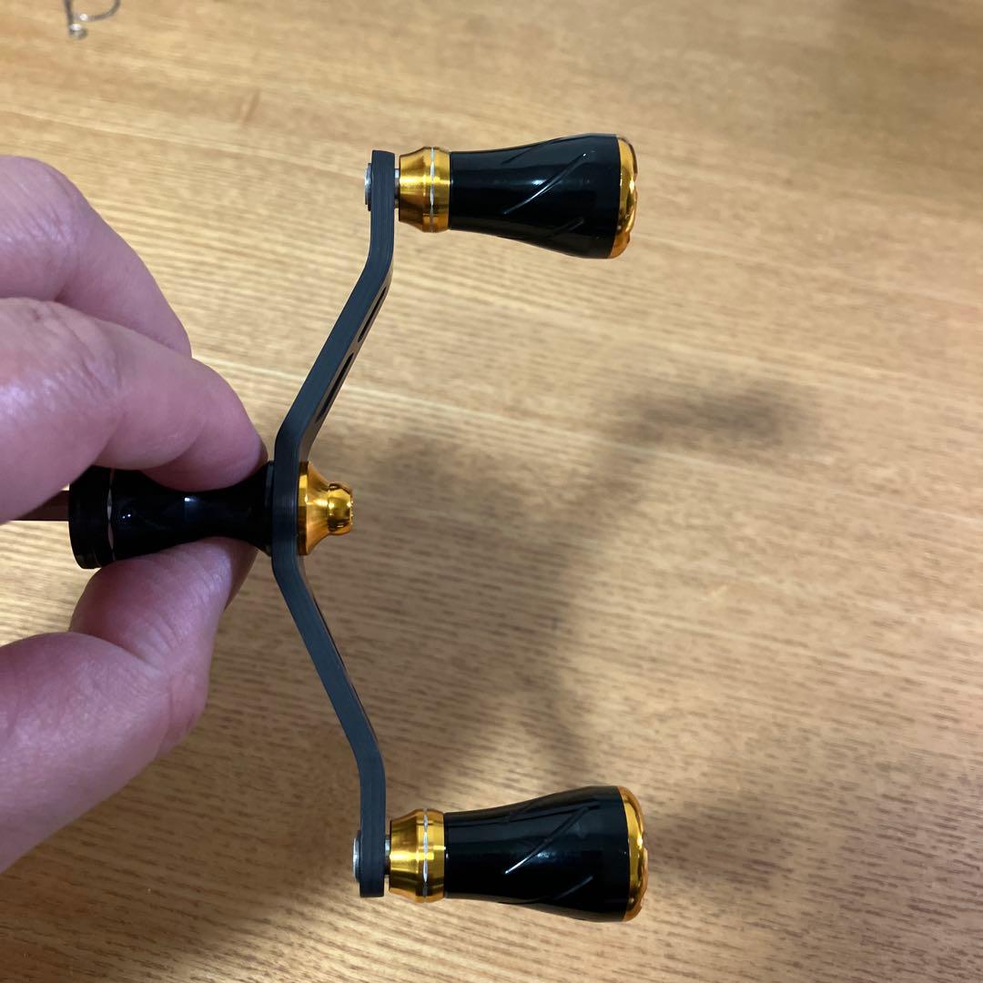 美品　ダイワ　6角軸用　ゴメクサス100mm ダブルハンドル　スタンド　セット